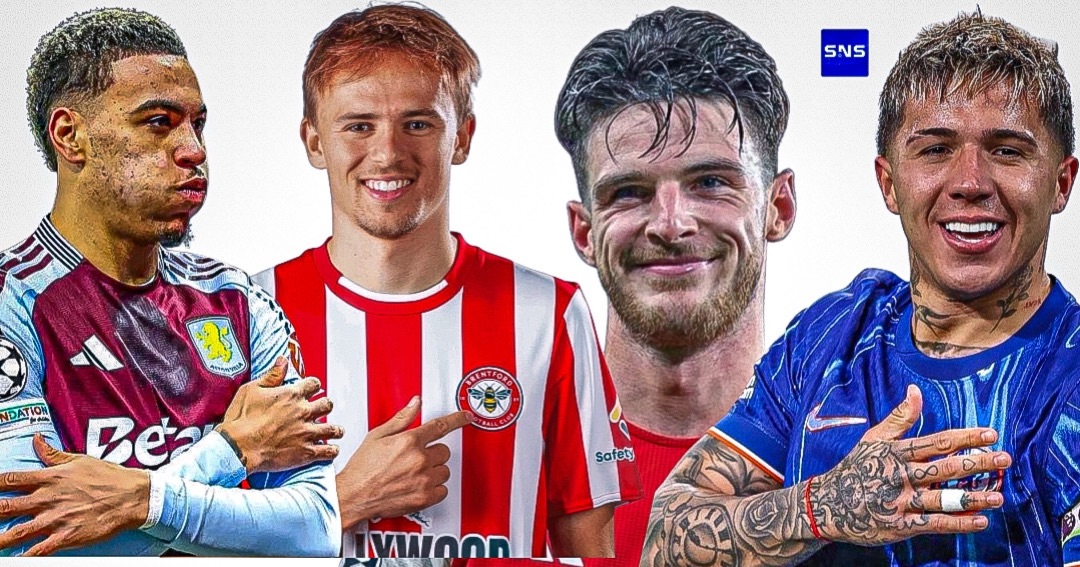 Top 10 clubs with the best midfielders in the Premier League 2025